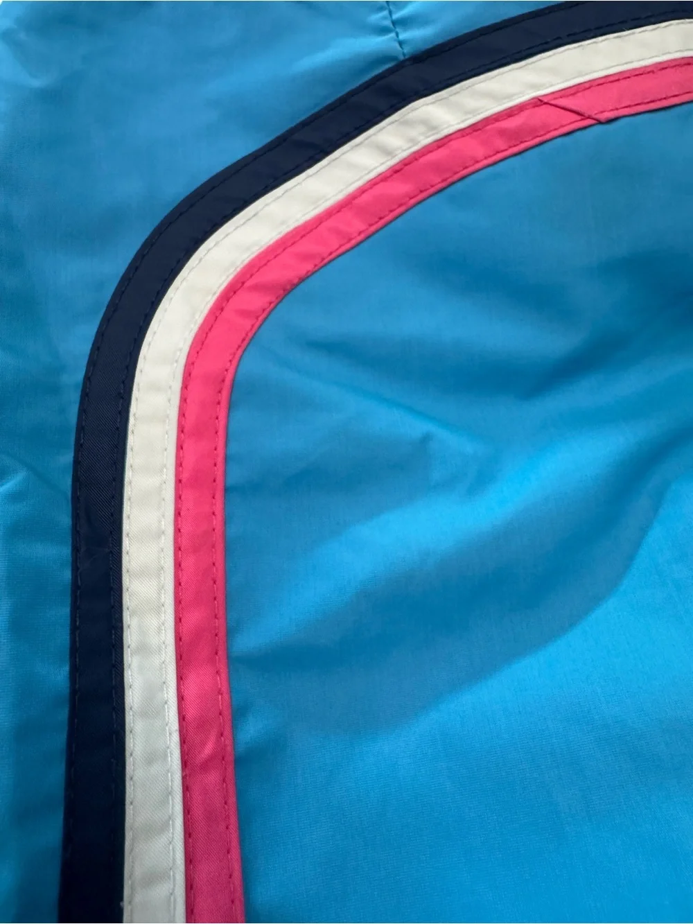 Sundek Bright Blue Kids Swim Trunks with White Drawstring Size 10